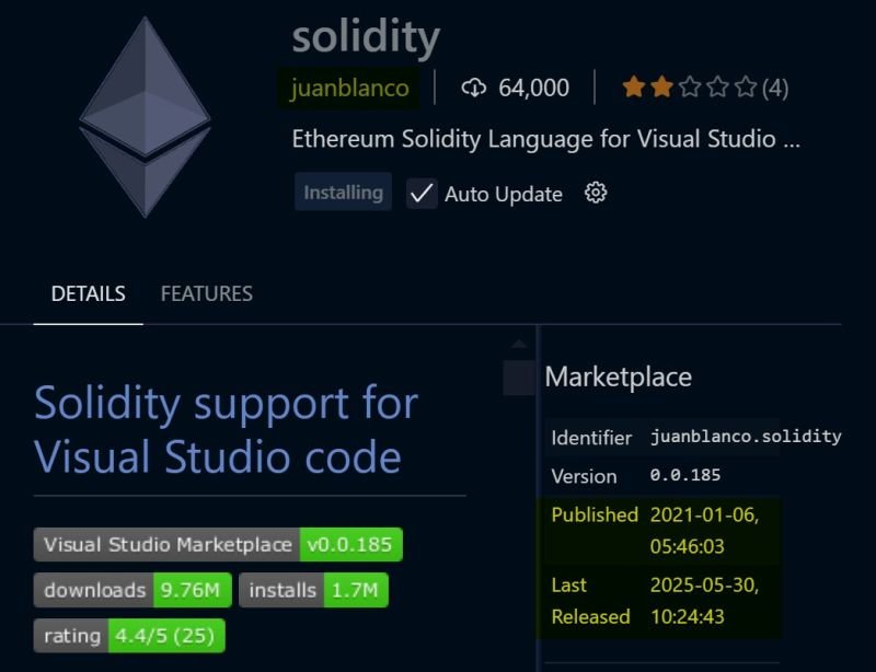 🚨 Another security incident: Malicious IDE Extension 🚨