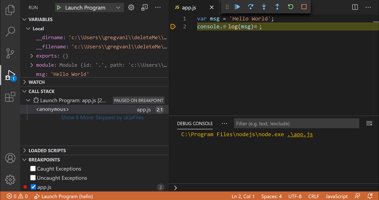 Debug your #Docker #Node.js app in #VSCode in 3 simple steps