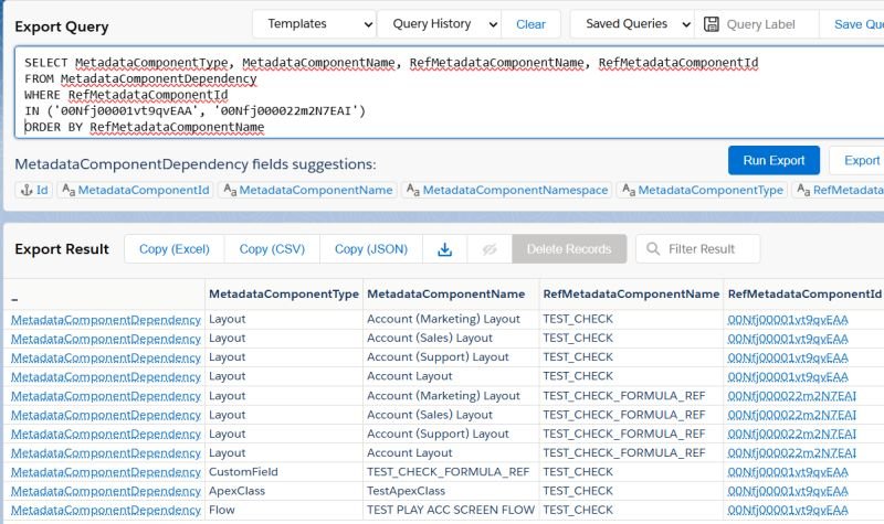 Dependency API (MetadataComponentDependency) is awesome!