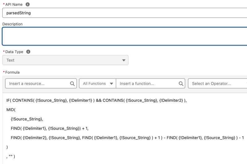 💡 Extracting Text Between Delimiters in Salesforce Flows