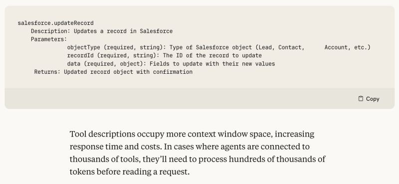 Funny how this article from Anthropic "Code execution with MCP: Building more effic...