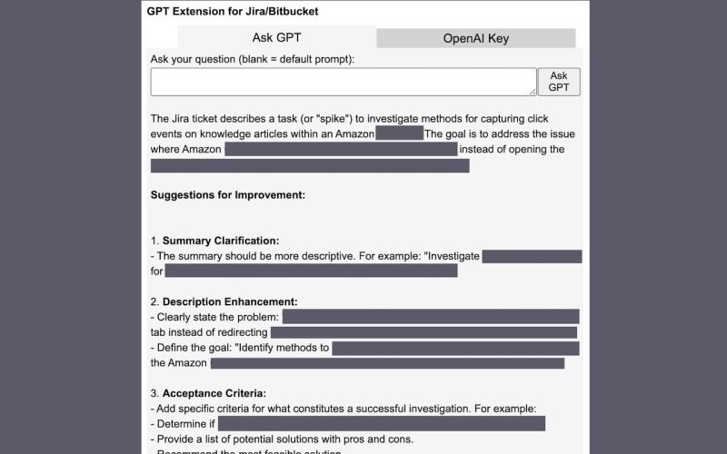 🎉 Google has finally approved my new browser extension: "GPT Extension for Jira an...