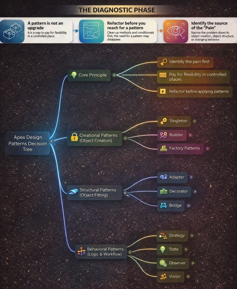 I think many developers apply design patterns backwards: memorize the catalog, then...