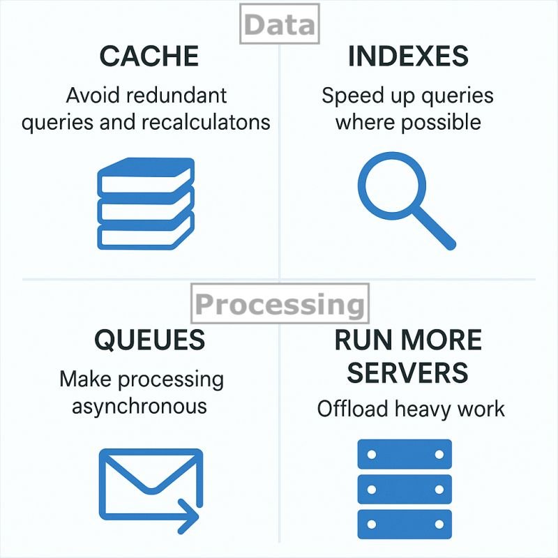 I've read that the really complex solutions such as sharding or distributed transac...