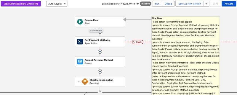 I've updated the Salesforce Flow Extension using Claude Fable 5 before it was blocked.